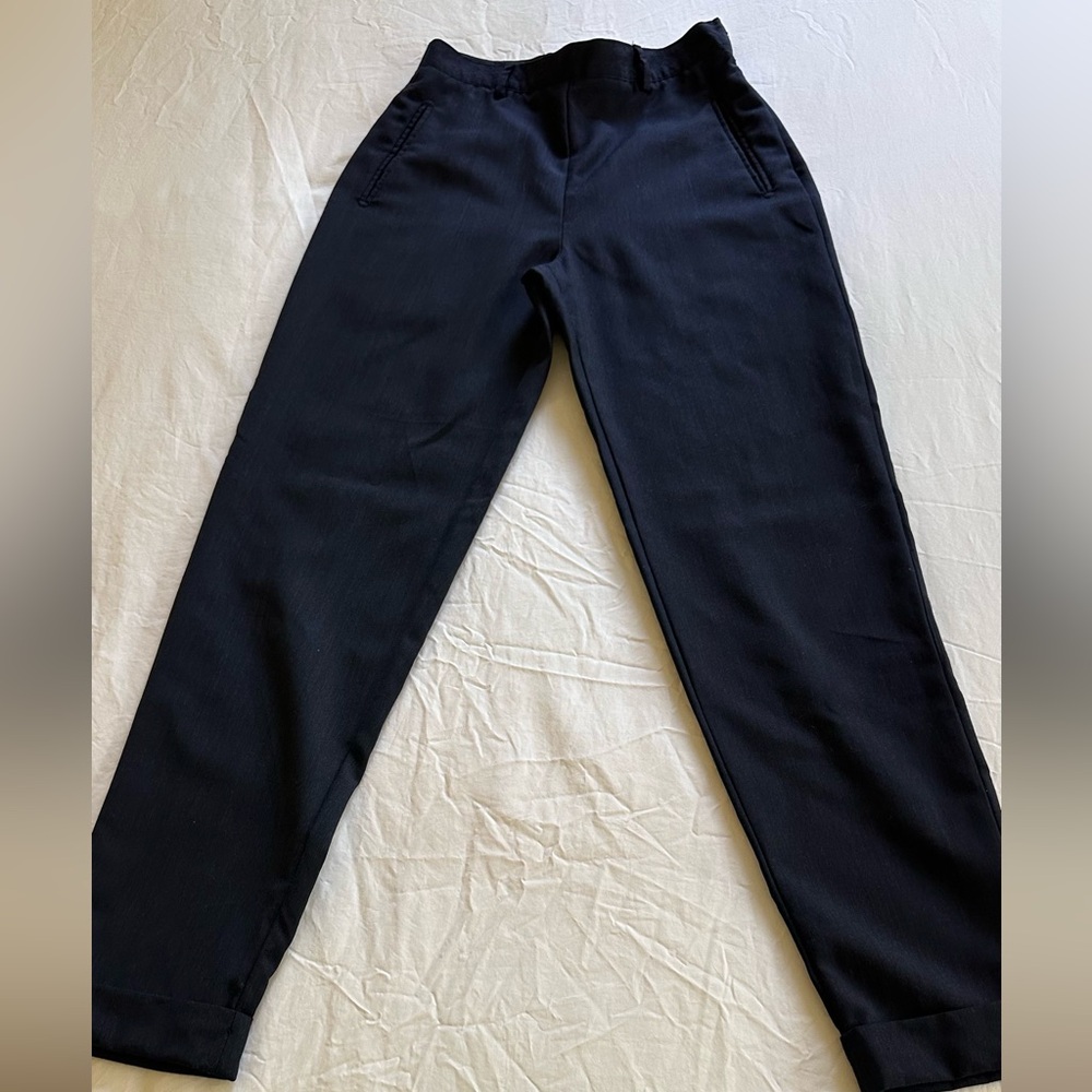 Ermenegildo Zegna Navy Wool Trousers